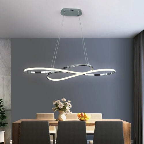 plafonnier led moderne avec télécommande pour éclairage intérieur - vue 4 sur 10