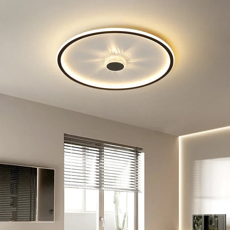 Moderne LED-Deckenleuchte für dekoratives Wohnambiente - vue 5 sur 12