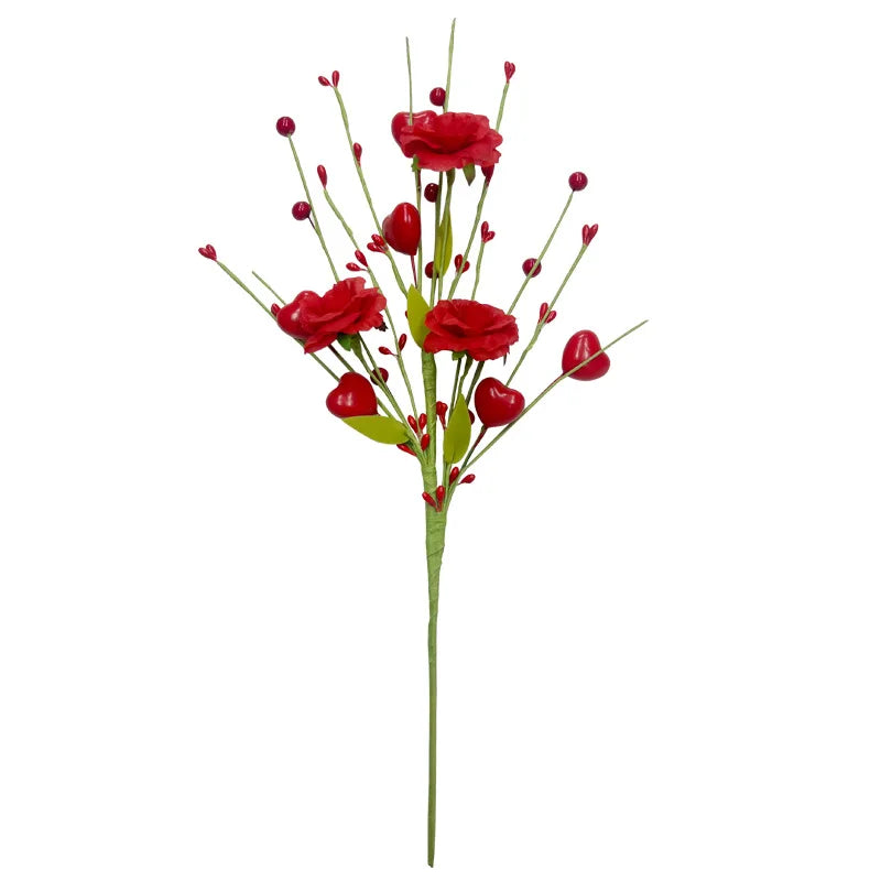 décoration florale tulipes artificielles pour la saint-valentin - vue 12 sur 12