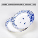 Assiettes à poisson en porcelaine style chinois floral