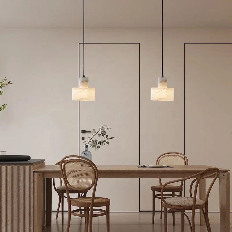 suspension en marbre naturel design moderne pour intérieur élégant - vue 4 sur 7