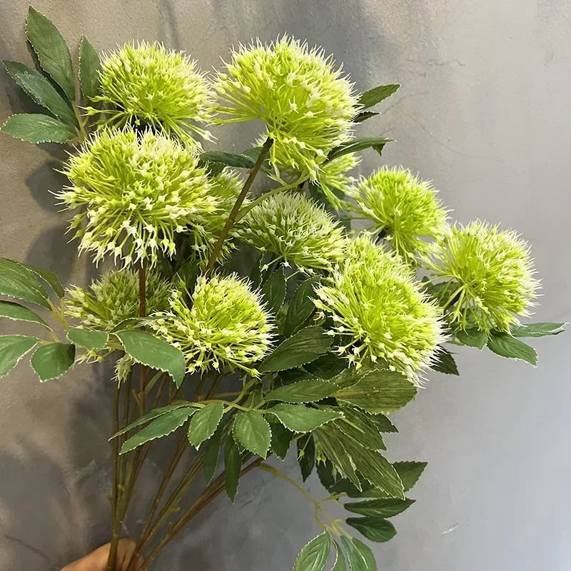 lot de 6 boules d'oignons artificiels pour décoration de jardin - vue 4 sur 10