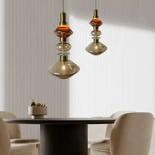 lustre moderne en cristal avec éclairage led pour décoration intérieure - vue 2 sur 14