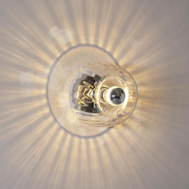 plafonnier médiéval rétro pour allée avec éclairage led