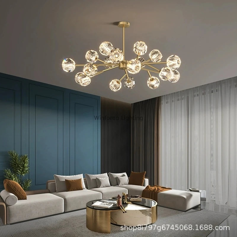 lustre de luxe 	 en cristal éclairage postmoderne winfordo wf-xd011 - vue 5 sur 22
