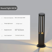 Moderne LED-Gartenleuchte aus Aluminium, wasserdicht für den Außenbereich