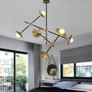 Nordischer Kronleuchter im minimalistischen Design für Restaurant und Hotel