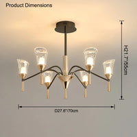 lustre moderne suspendu pour un éclairage élégant intérieur