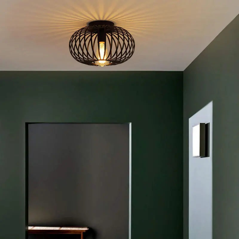 plafonnier moderne simple créatif rond pour éclairage toit - vue 8 sur 8