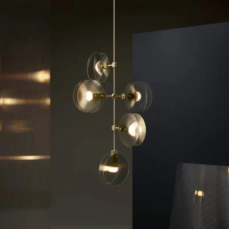 lustre led en verre nordique tables alimentaires lampes suspendues luminaires décoratifs