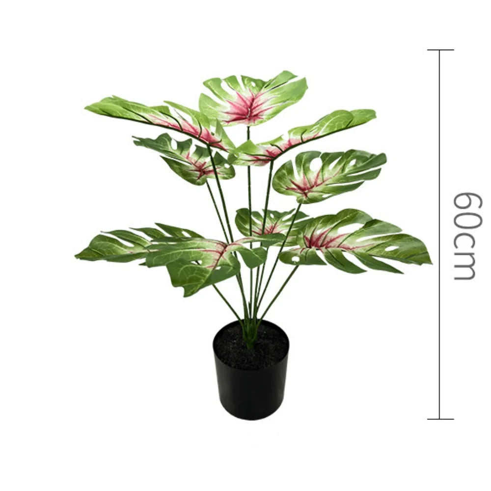 plante artificielle feuilles de tortue pour décoration intérieure - vue 20 sur 25