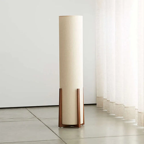 Nordique moderne Zen lampadaires support en bois massif Uminaires salon chambre chevet télécommande lumières sur pied décor à la maison