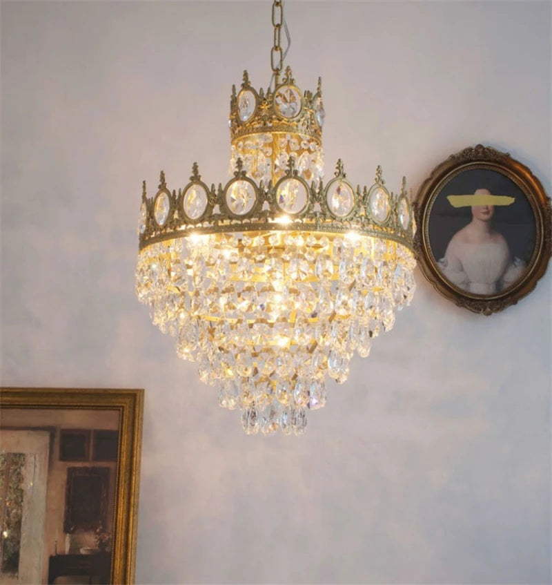 lustre en cristal moderne design élégant pour intérieur haut de gamme - vue 7 sur 15
