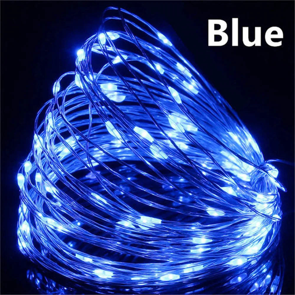 LED-Lichterkette USB wasserdicht Dekoration für Weihnachten und Hochzeit