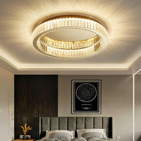 Plafonnier moderne en cristal led pour décoration intérieure