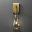 Minimalistische luxuriöse Wandleuchte aus Glas und Kupfer LED 2023