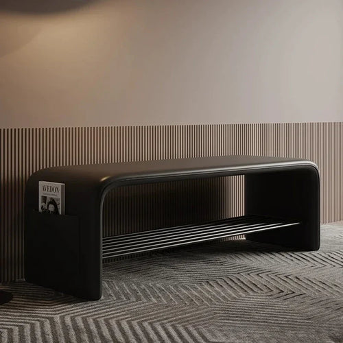 Doorway Shoe-changing Stool, Shoe Cabinet Storage, Two-purpose All-in-one Stool, Bedroom Simple Bedside Bench for Sitting - vue 6 sur 10