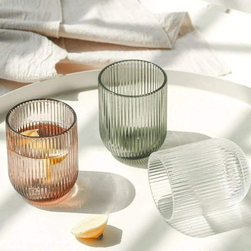 Tasses en verre créatives style moderne boissons maison