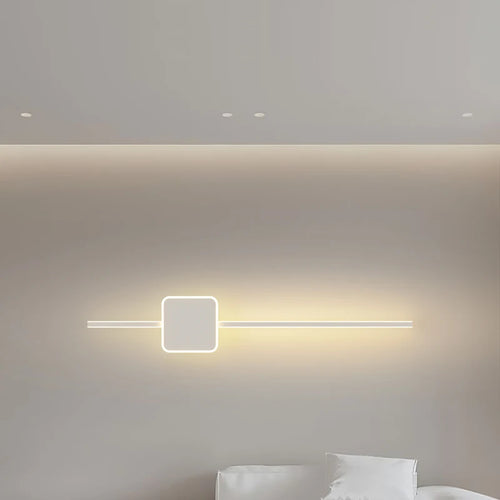Dekorative minimalistische Wandleuchte für TV-Hintergrund - vue 4 sur 18