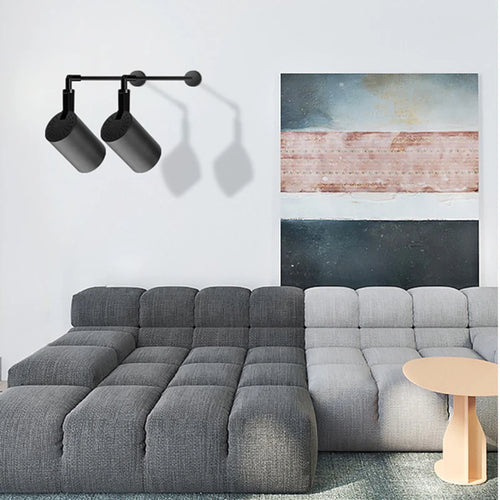 Moderne LED-Wandleuchte mit langem Teleskoparm - vue 5 sur 11