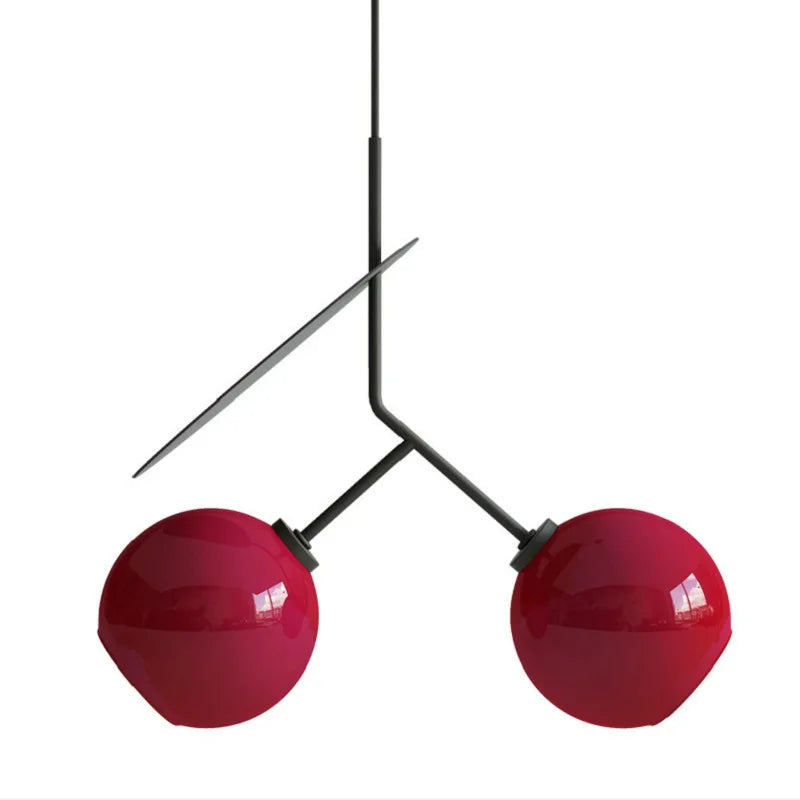 lustre design nordique italien créatif pour bar restaurant - vue 7 sur 12