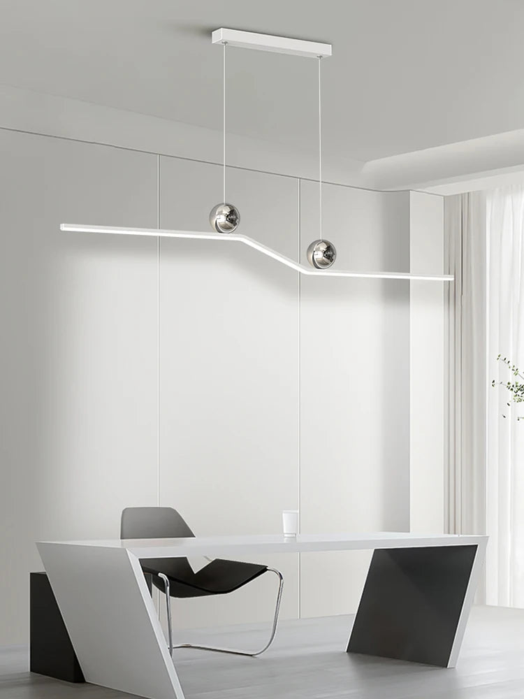 qiyimei lampes suspendues led modernes pour éclairage intérieur - vue 5 sur 11