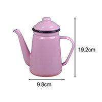 Cafetiere emaillee vintage avec poignee resistante 11l
