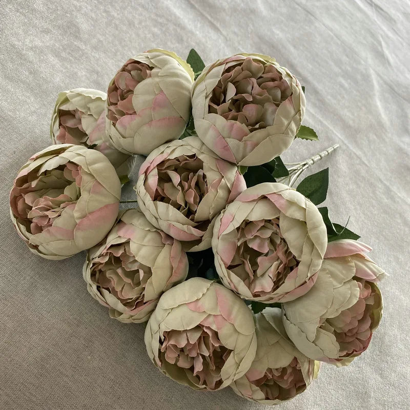 bouquet de pivoines artificielles pour mariage et décoration élégante - vue 14 sur 21