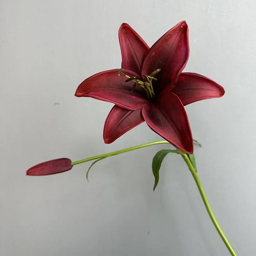 branche de lys artificielle décoration florale pour intérieur