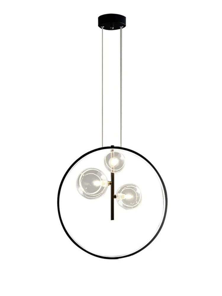 Nordic creative G9 LED dining room chandelier Modern industrial style living room, kitchen island home decoration chandelier - vue 7 sur 13