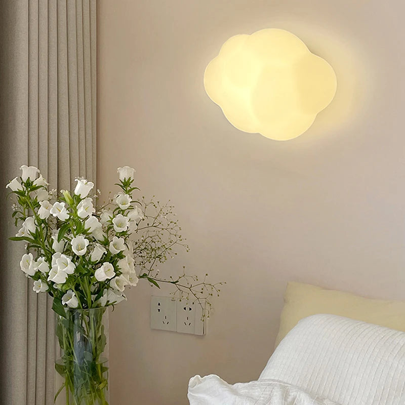 Plafonnier LED moderne nuage décoratif intérieur chambre - vue 5 sur 16