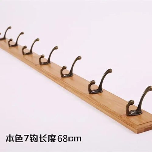 porte-manteau mural en bois pour rangement pratique