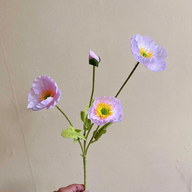fleurs artificielles coquelicots pour mariage et décoration intérieure - vue 24 sur 25