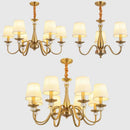lustre rétro en tissu pour décoration intérieure campagne