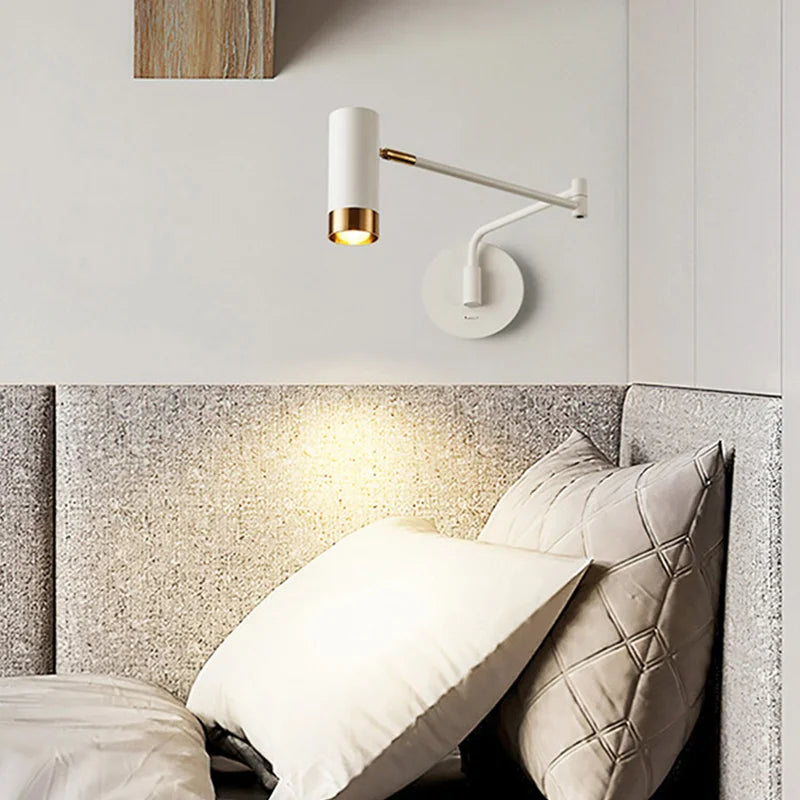 applique murale pliante pour lecture moderne avec bras pivotant - vue 4 sur 7