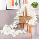 guirlande de fleurs artificielles pour décoration de mariage et intérieur