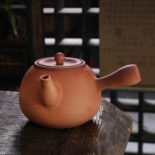 Théière céramique artisanale style kung fu rétro 1l