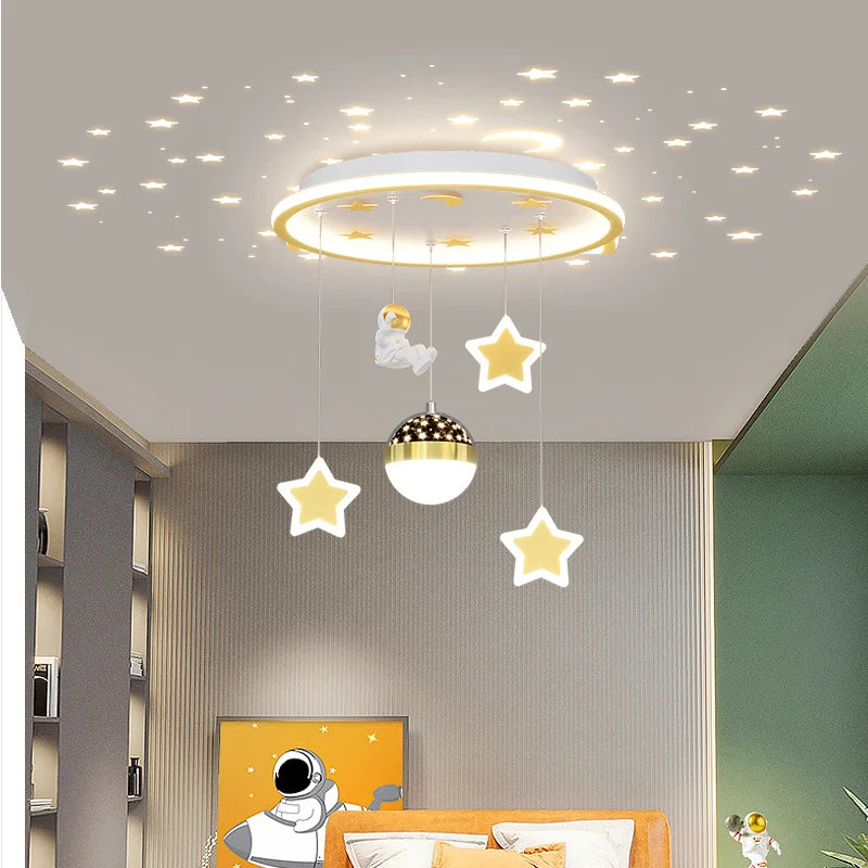 LED-Deckenleuchte in Sternform für das Kinderzimmer - vue 3 sur 9