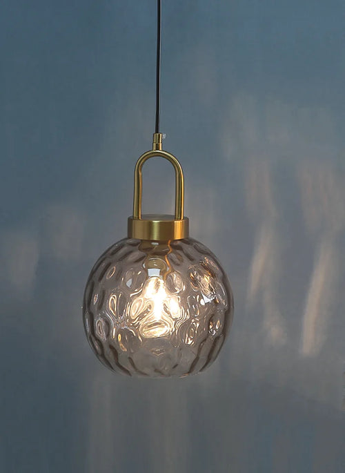 Moderner Kronleuchter aus Glas im nordischen Minimalstil LED - vue 13 sur 12