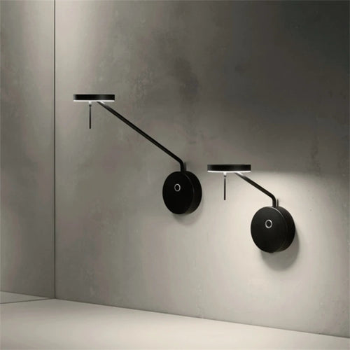 applique murale led à bras oscillant style industriel