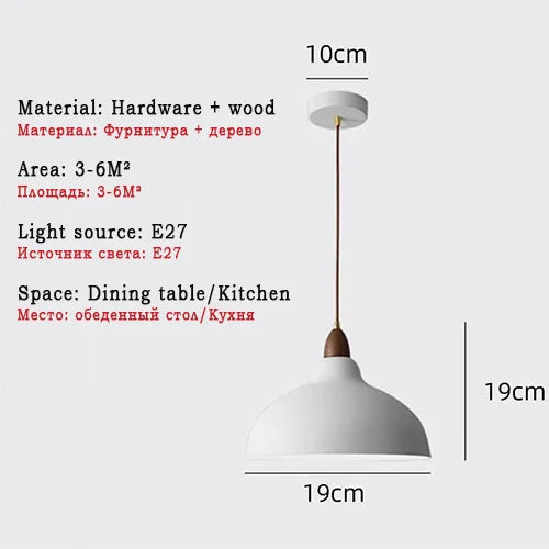 Moderne nordische Pendelleuchte für die Innendekoration - vue 8 sur 10
