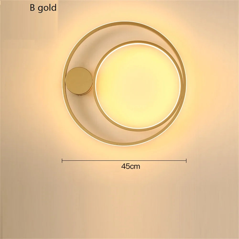Moderne nordische LED-Wandleuchte aus Eisen, Aluminium und Acryl - vue 12 sur 12