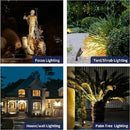 spots led extérieurs étanches pour éclairage de jardin et arbres