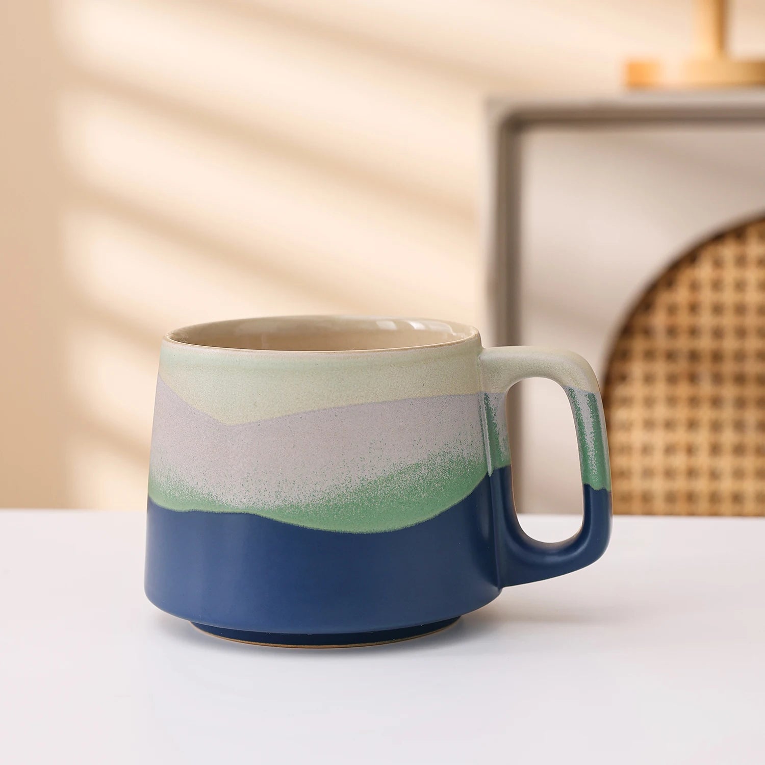 Mug café céramique porcelaine artisanal design élégant 30cl