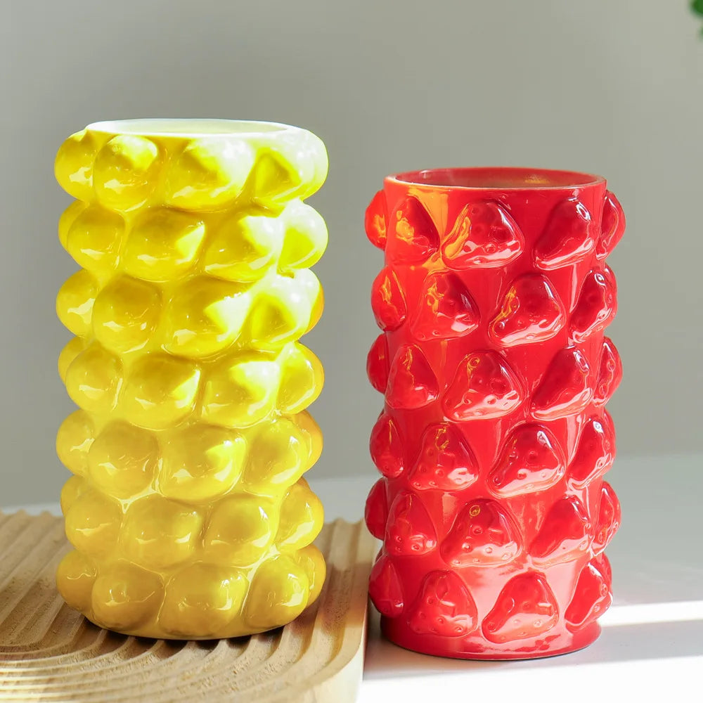 vase méditerranéen en céramique pour décoration intérieure et table - vue 4 sur 8