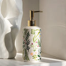 bouteille en céramique pour shampoing et désinfectant portable