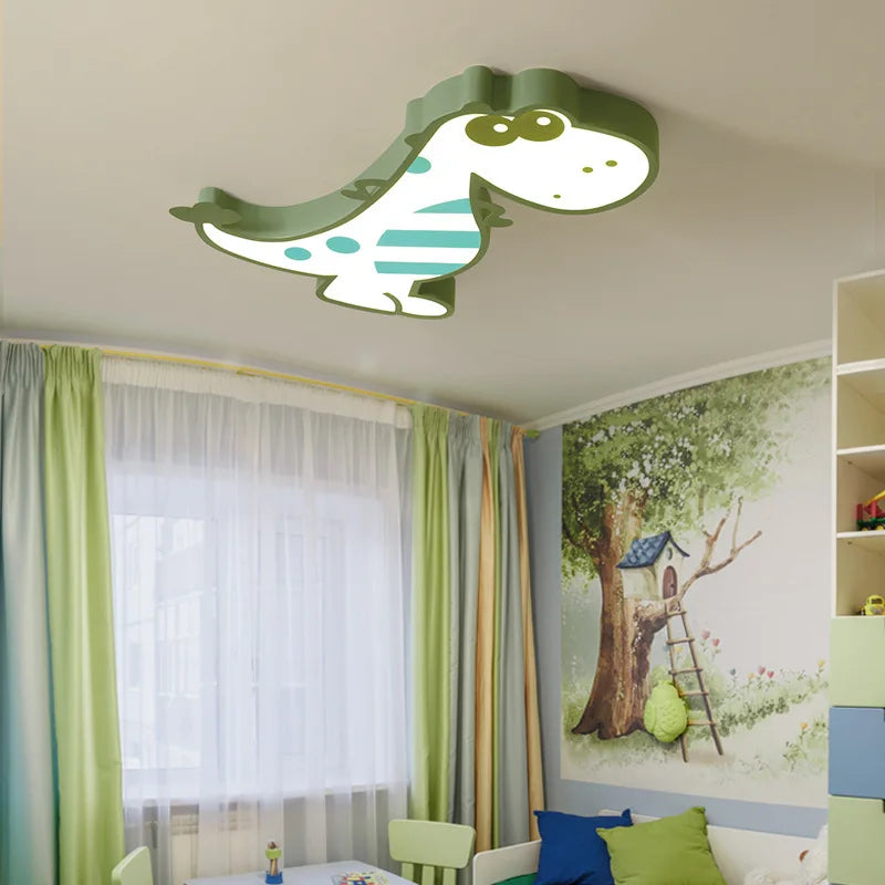 lampe dinosaure mignonne pour chambre d'enfants moderne et créative - vue 6 sur 7