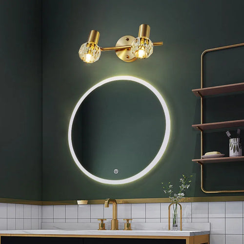 applique murale de luxe en cristal moderne pour intérieur