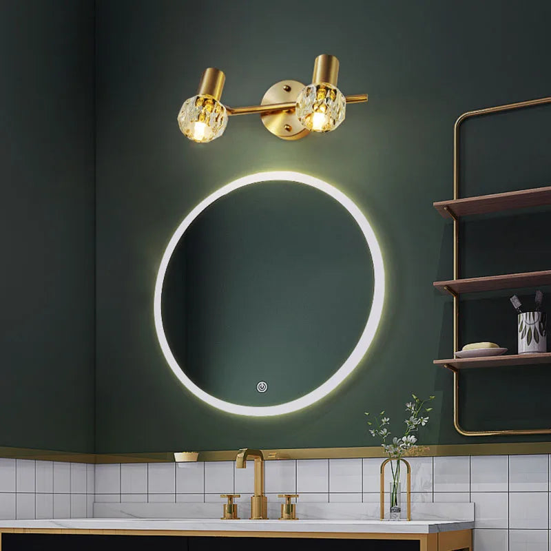 applique murale de luxe en cristal moderne pour intérieur - vue 5 sur 8