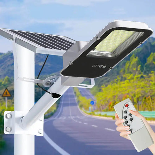 Superheller LED-Solar-Stehleuchte für den Außenbereich, wasserdicht